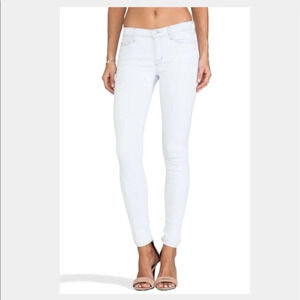 J Brand Mid Rise Rail Skinny Jeans‎ in Frostbite